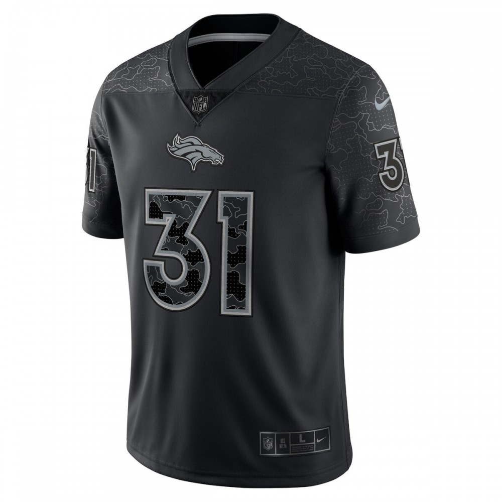 Justin Simmons Denver Broncos Nike RFLCTV Limited Jersey - Black-Profan Arena